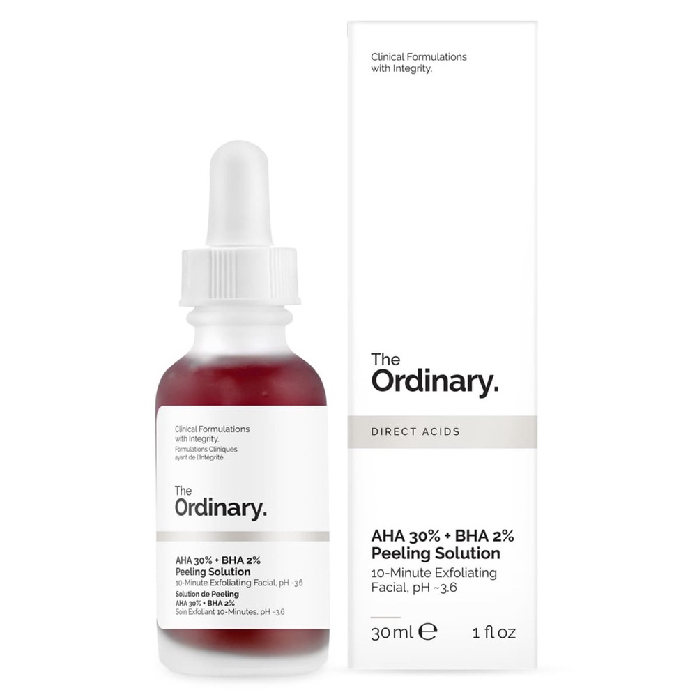 The ordinary AHA/BHA peeling solution